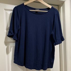 navy blue top